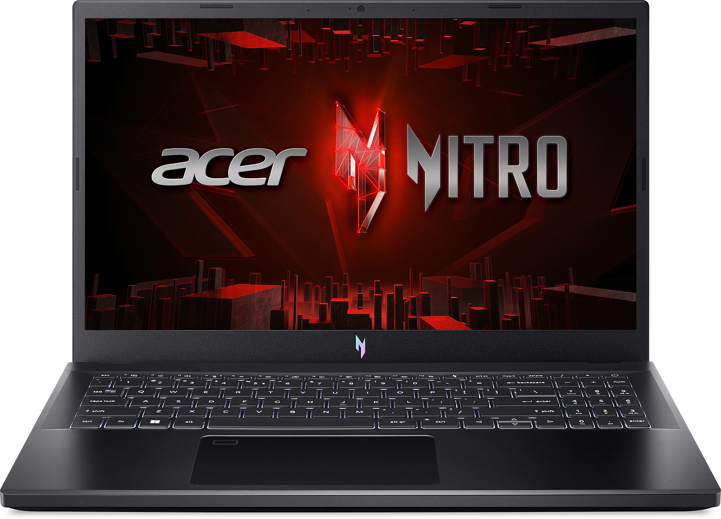 Ноутбук ігровий Acer Nitro V 15 ANV15-51-50HU (NH.QNBEU.00N) Obsidian Black - Фото 1