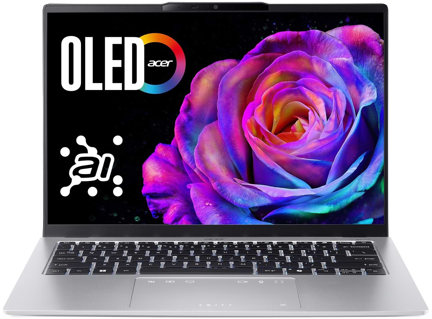 Ноутбук Acer Swift Go 14 SFG14-74 (NX.JCWEU.002) Silver - Фото 1
