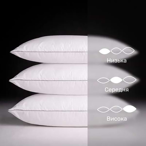 Фото - Подушка стандартна MirSon №207 Silver Cloud 70х70 см (2200009348945)