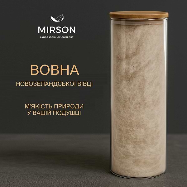 Фото - Подушка стандартна MirSon №15-83 Ferrero Бавовна White середня 50х70 (2200011167442)