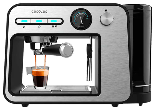 Фото - Кавоварка рожкова Cecotec Cafetera Espresso Power Espresso 20 Square Pro (CCTC-01983)
