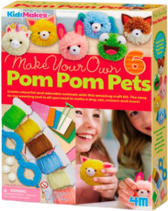 Набор для изготовления игрушек 4М Набор для создания помпонов (00-04760)