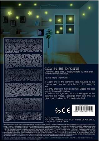 Фото - 3D наклейки 4М Звезды 16 шт. (00-05210)