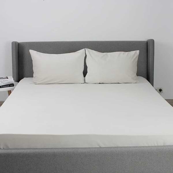 Фото - Простынь двуспальная ТЕП VELOUR 180х200 см Светло-серый (2-04824_34181)