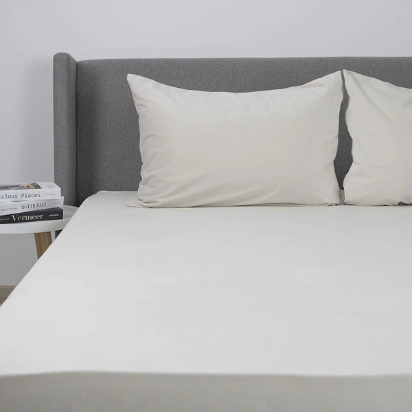 Фото - Простынь двуспальная ТЕП VELOUR 180х200 см Светло-серый (2-04824_34181)