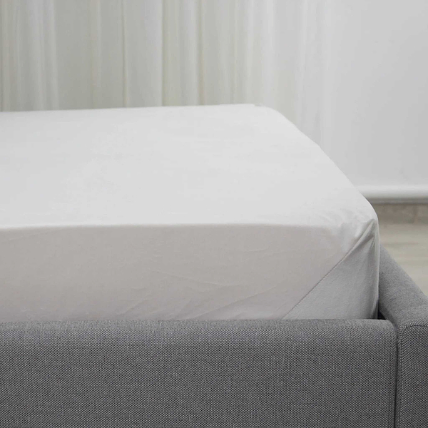 Фото - Простынь двуспальная ТЕП VELOUR 180х200 см Светло-серый (2-04824_34181)