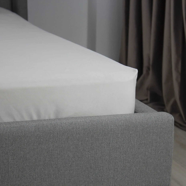 Фото - Простынь двуспальная ТЕП VELOUR 180х200 см Светло-серый (2-04824_34181)