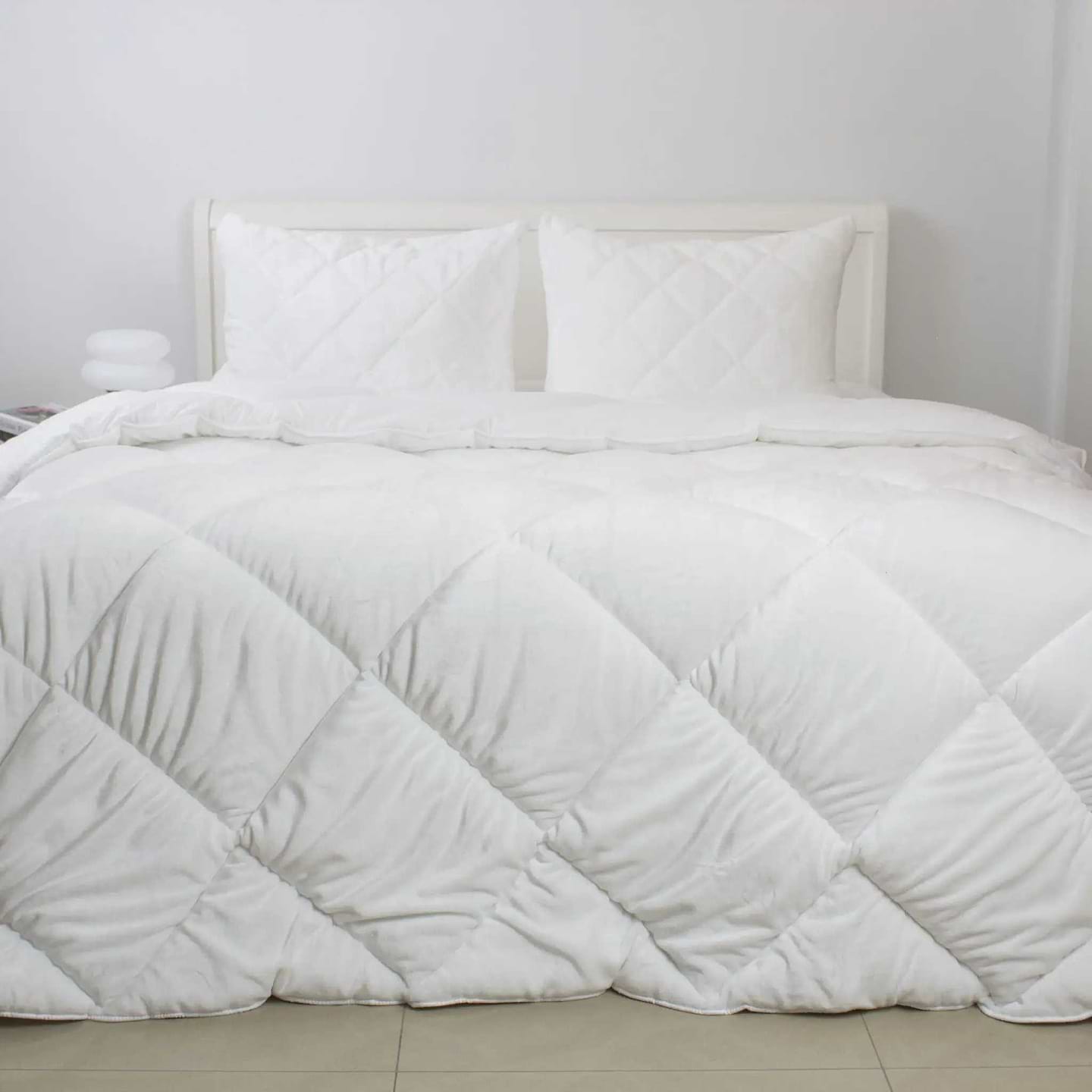 Ковдра демісезонна двоспальна євро ТЕП WHITE TEDDY 200х210 см (1-05206_00000)