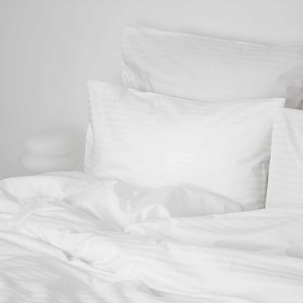 Фото - Комплект постельного белья ТЕП СТРАЙП САТИН PREMIUM Optical White (2-04800_34073)