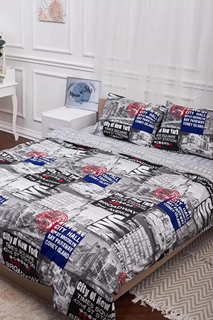 Підковдра полуторна євро Moon&Star Бязь Gold Люкс New York 160 x 220 см (MS-870000041)