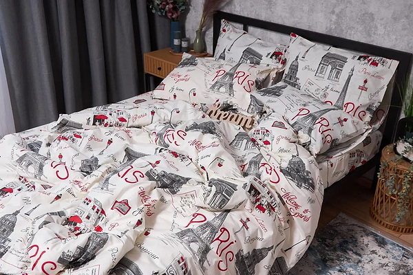 Фото - Підковдра полуторна євро Moon&Star Бязь Gold Люкс Paris 160 x 220 см (MS-870000116)