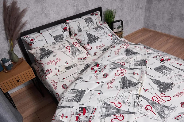 Фото - Підковдра полуторна євро Moon&Star Бязь Gold Люкс Paris 160 x 220 см (MS-870000116)