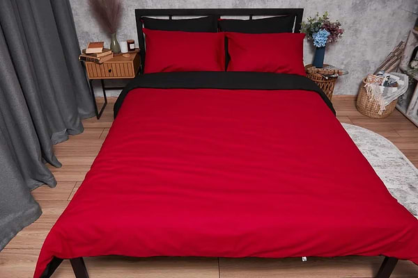 Фото - Пододеяльник двуспальный Moon&Star Бязь Gold Люкс Cherry Black 175x210 см (MS-870000212)