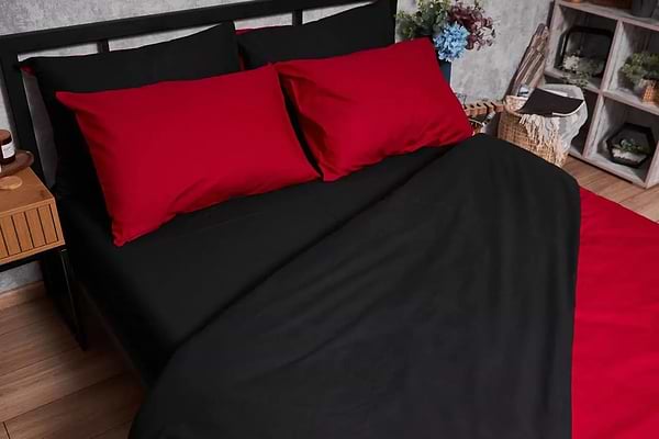 Фото - Пододеяльник двуспальный Moon&Star Бязь Gold Люкс Cherry Black 175x210 см (MS-870000212)