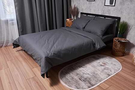 Пододеяльник двуспальный евро Moon&Star Бязь Gold Люкс Dark Blue 200x220 см (MS-870000218)