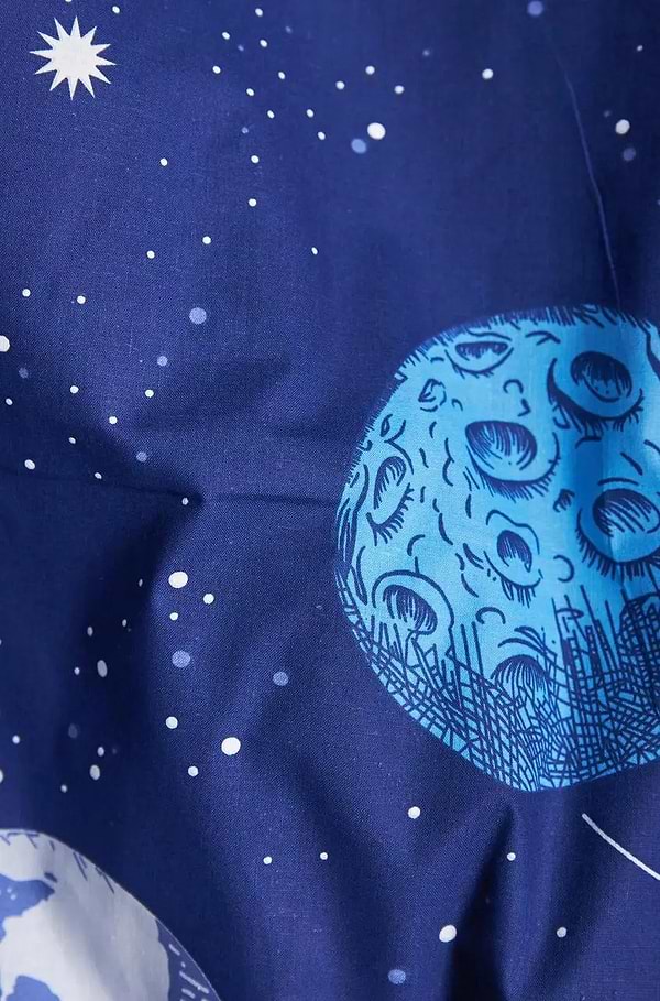 Фото - Пододеяльник двуспальный Moon&Star Бязь Gold Люкс Planets 175x210 см (MS-870000352)