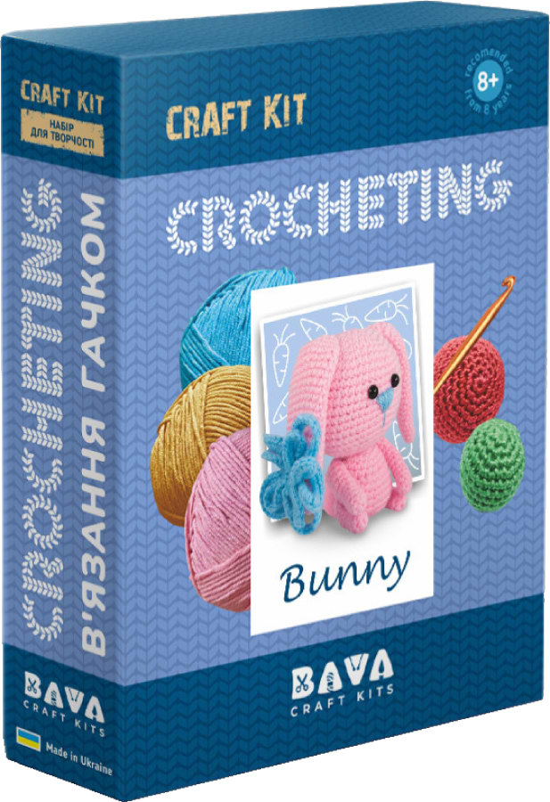 Набор для вязания Умняшка Зайчик (ВК-001)
