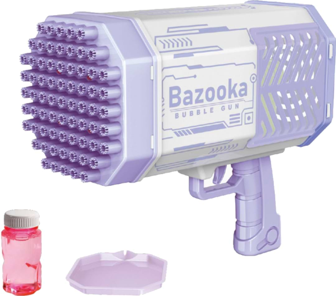 Генератор мильних бульбашок 69HOLES ROCKET Bubble gun HT-026 в асортименті