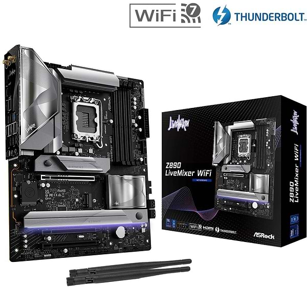 Фото - Материнська плата ASRock Z890 LIVEMIXER WIFI DDR5