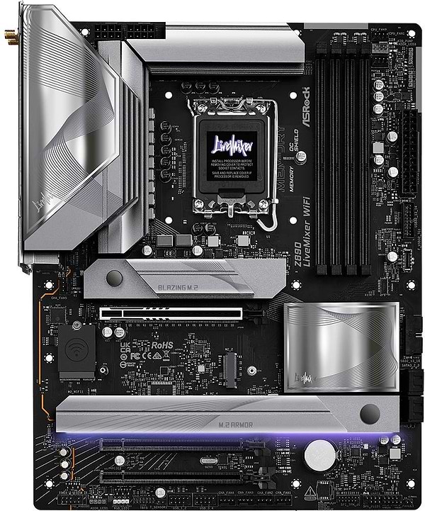 Фото - Материнська плата ASRock Z890 LIVEMIXER WIFI DDR5