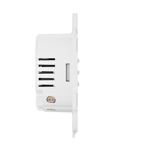 Фото - Релейний вимикач Ajax LightCore 2-gang 2-way for LightSwitch Jeweler, бездротовий (000046124)