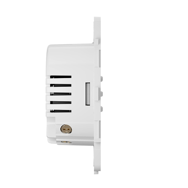 Фото - Релейний вимикач Ajax LightCore Vertical 2-gang 2-way for LightSwitch Jeweler, бездротовий (000046130)