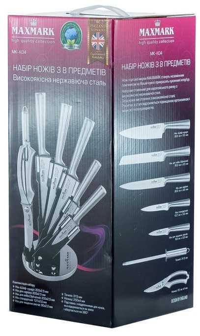 Фото - Набор ножей Maxmark MK-K04 8 пр.