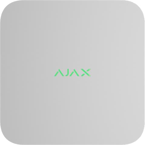 Видеорегистратор IP Ajax NVR DC White (000055792)