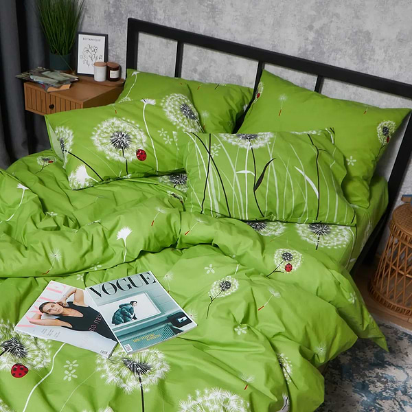 Фото - Підковдра полуторна Moon&Star Бязь Gold Люкс Green Harmony 143 x 210 см (MS-870000655)