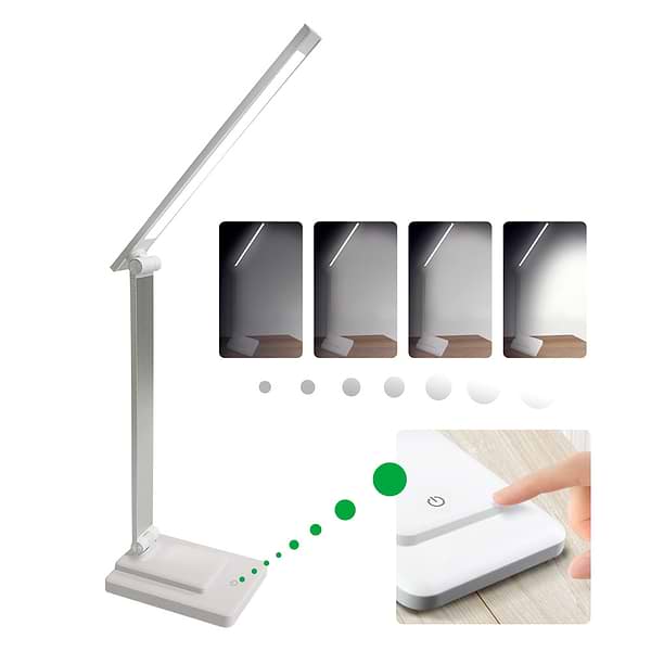 Фото - Настільна лампа Євросвітло акумуляторна Ridy-10-2-PWR 10 Вт біла (000058311)