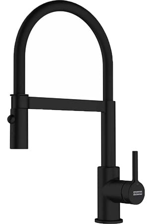 Фото - Смеситель кухонный Franke Lina L Shape Черный матовый (115.0725.838)