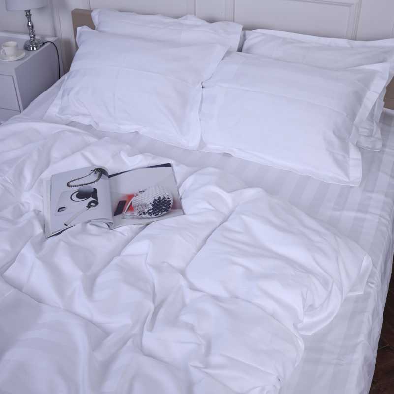 Комплект постельного белья детский MirSon Сатин-страйп Royal Pearl 110х140 см (2200000242754)