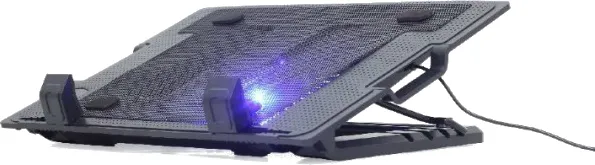 Подставка под ноутбук охлаждающая Gembird NBS-1F17T-01 Black - Фото 1