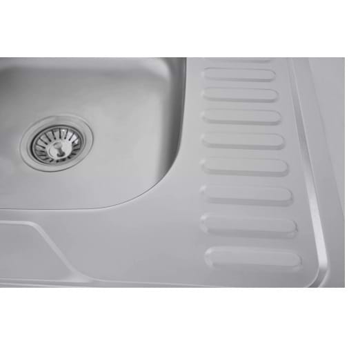 Фото - Уценка - Мойка кухонная VALESO САТИН 6060 L (0,7/160 мм)