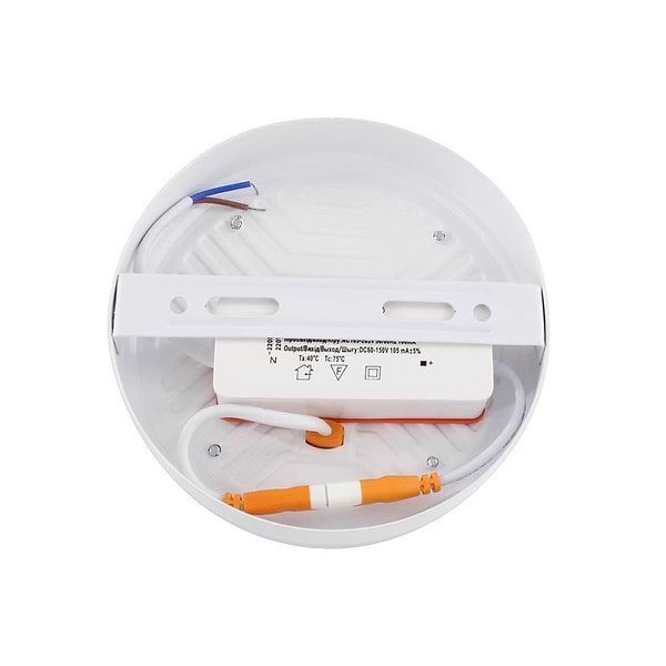 Фото - Светодиодный светильник Євросвітло точечный накладной 18Вт круг LED-SR-120-18 6400К без рамки (000057958)