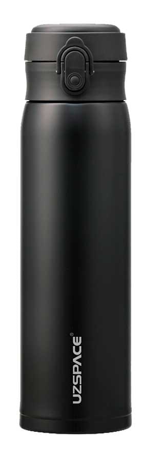 Термокружка UZspace 4076 X5 Ofiice 480 мл Черная