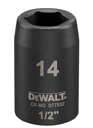 Торцевая головка DeWALT IMPACT 1/2 х 14 мм (DT7532)