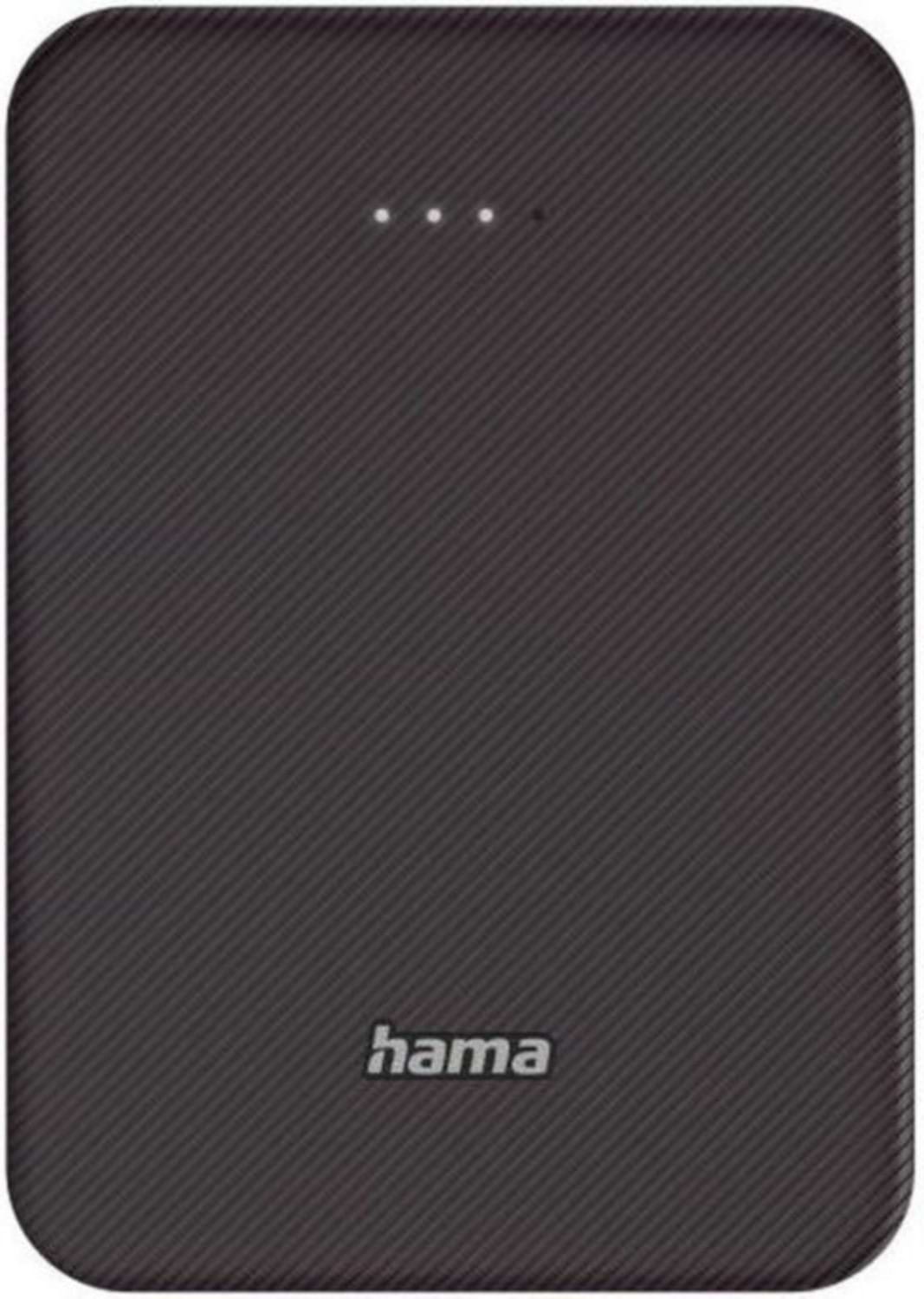 Батарея мобильная Hama 10000mAh 15W (00201712) Plum