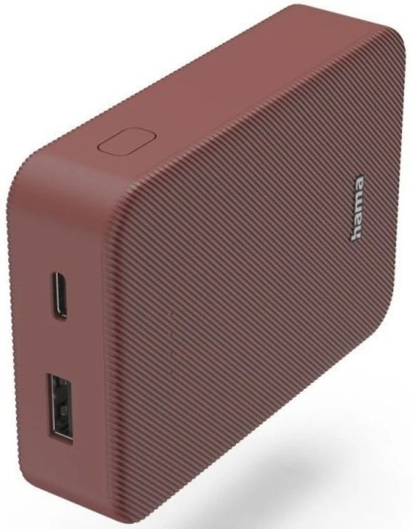Фото - Батарея мобільна Hama 10000mAh 15W (00201714) Red