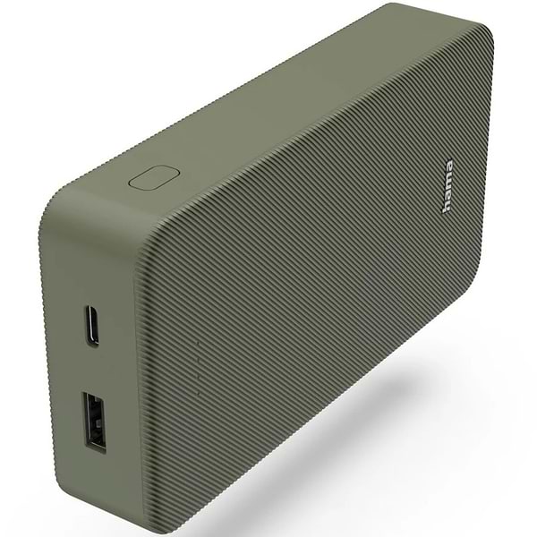 Фото - Батарея мобильная Hama Power Pack Color 20 20000mAh Green (201716)