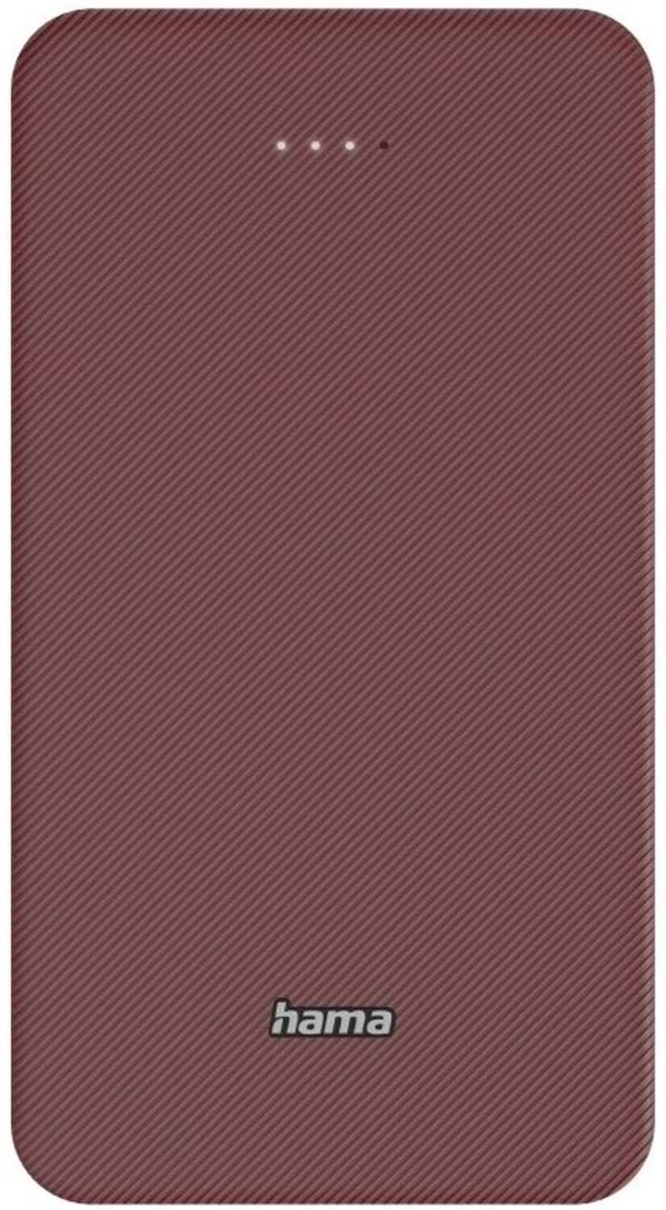 Фото - Батарея мобильная Hama Power Pack Color 20 20000mAh Red (201717)