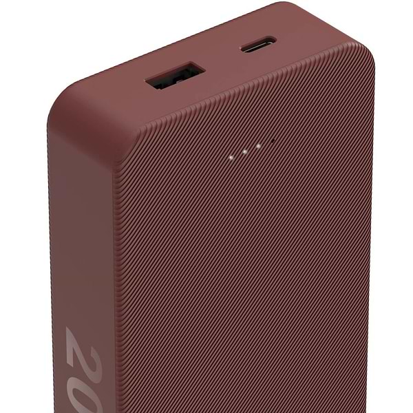 Фото - Батарея мобильная Hama Power Pack Color 20 20000mAh Red (201717)