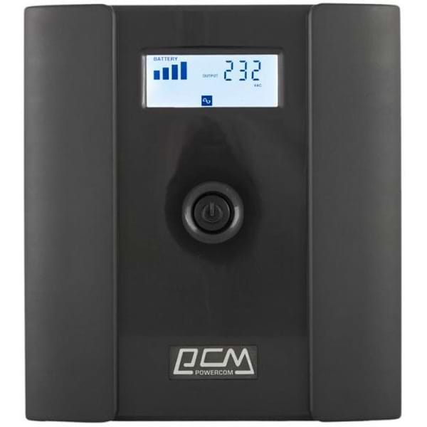 Фото - Джерело безперебійного живлення Powercom RPT-1500AP, 4 x євро USB LCD (00210225)