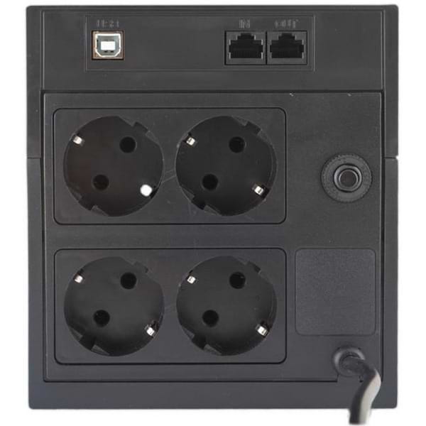 Фото - Джерело безперебійного живлення Powercom RPT-1500AP, 4 x євро USB LCD (00210225)