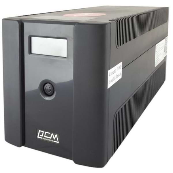Фото - Джерело безперебійного живлення Powercom RPT-1500AP, 4 x євро USB LCD (00210225)