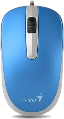 Мышь проводная Genius DX-120 USB Blue (31010105103) - Фото 1