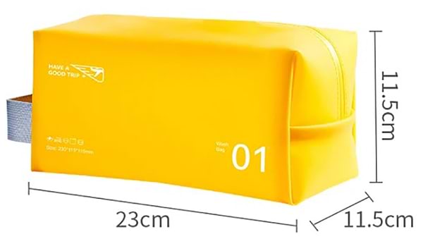 Фото - Косметичка Love You Home  23×11,5×11,5 см жовта (59040)