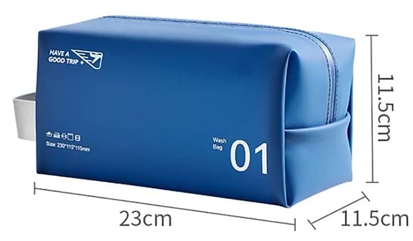 Фото - Косметичка Love You Home 23×11,5×11,5 см синя (59041)