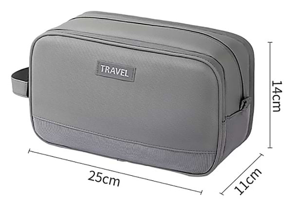 Фото - Косметичка Love You Home 25х11х14 см Серая (59045)
