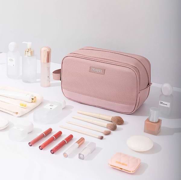 Фото - Косметичка Love You Home 25х11х14 см Розовая (59046)